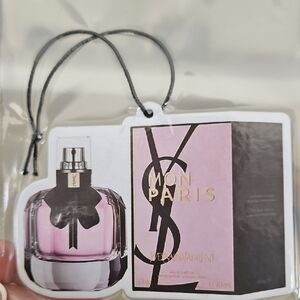 Pink and Black Freshie Hanging Tag